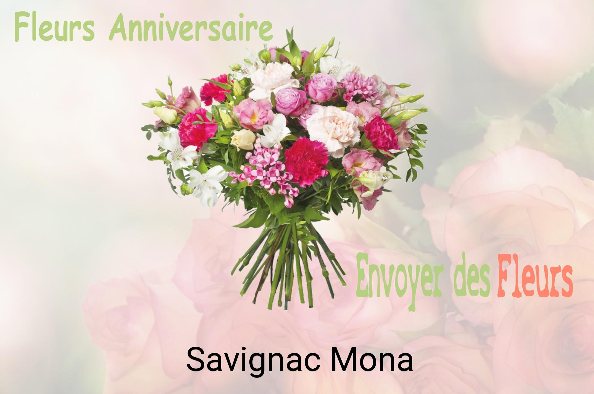 Bouquet de fleurs d’anniversaire livré à Savignac-Mona