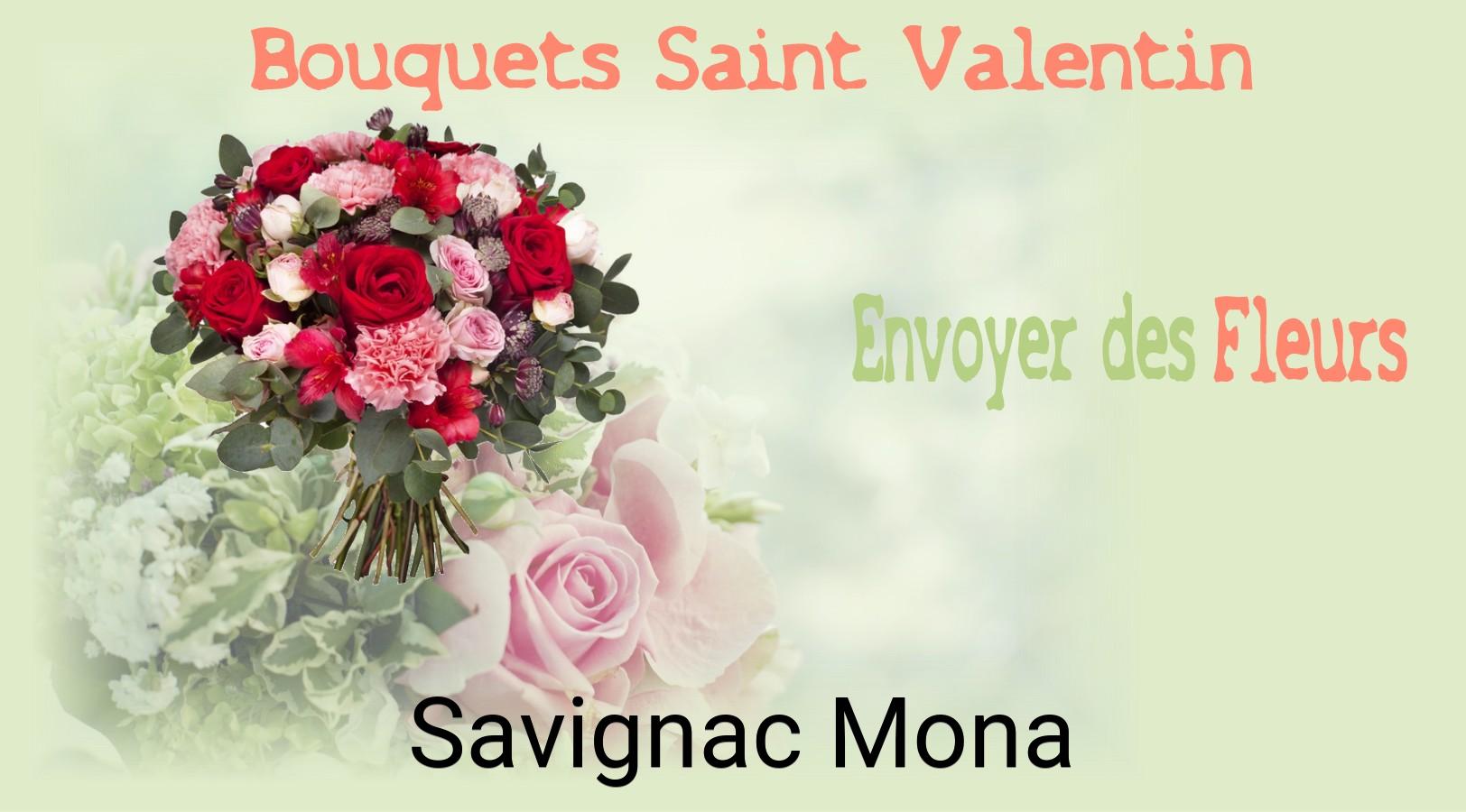 Roses de Saint-Valentin livrées à Savignac-Mona